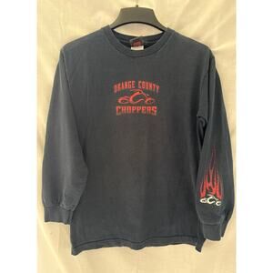 Orange County Choppers Rock Tavern New York Graphic Long Sleeve Tee Shirt M